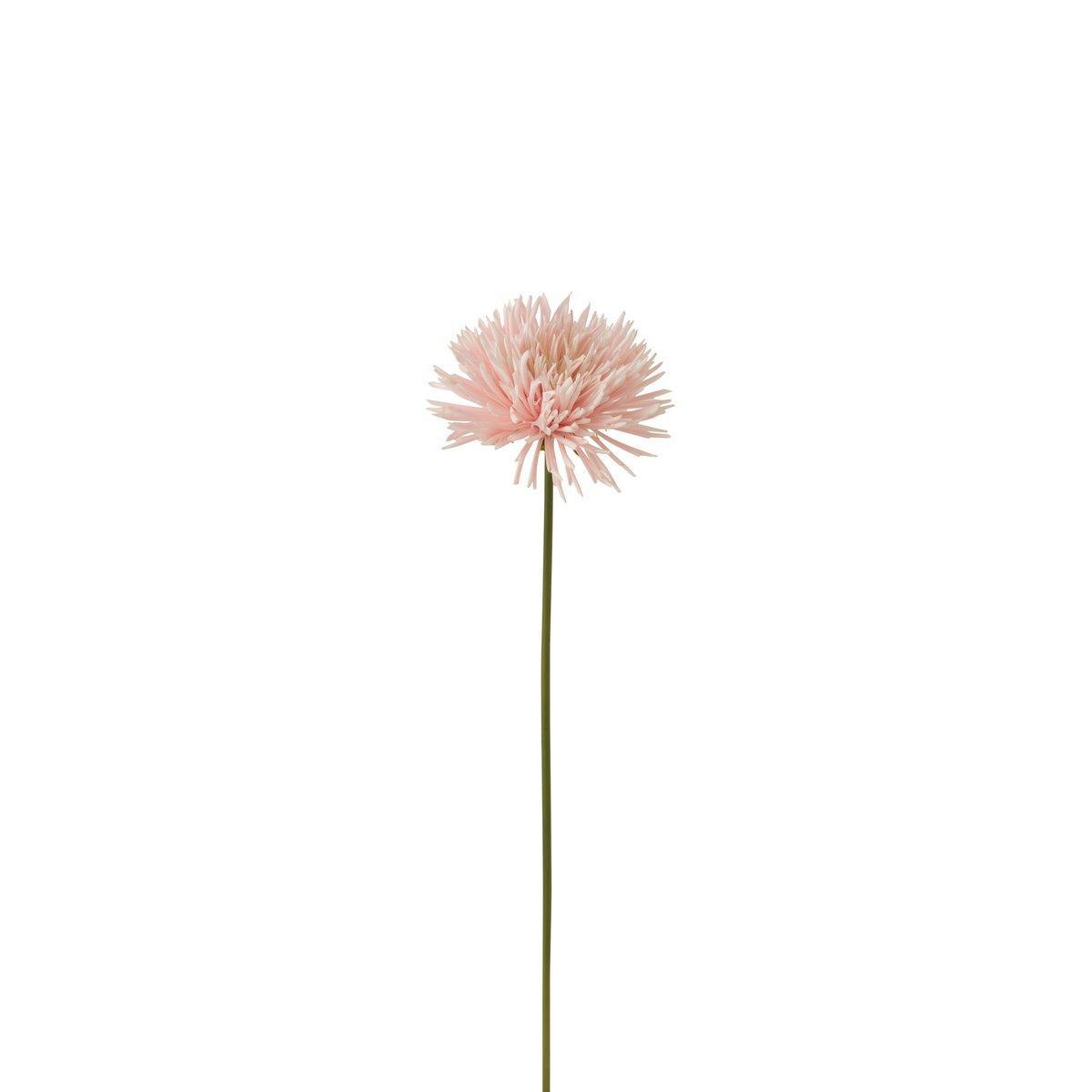 J-Line Chrysantheme Kunststoff Weiß Hellrosa