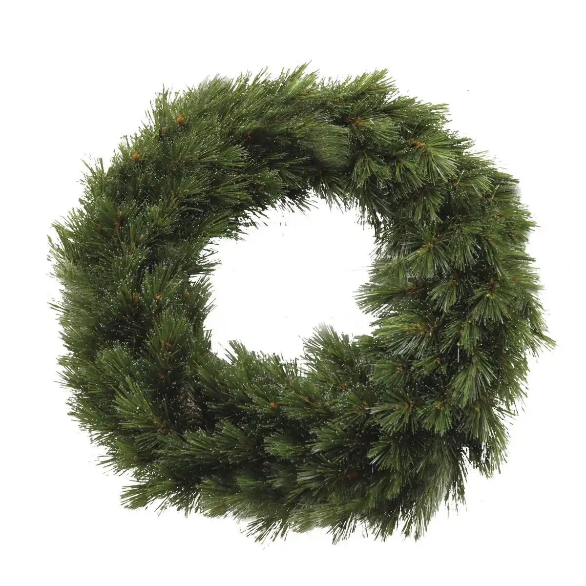 Waldgefrosteter Weihnachtskranz – Ø90 cm – Grün