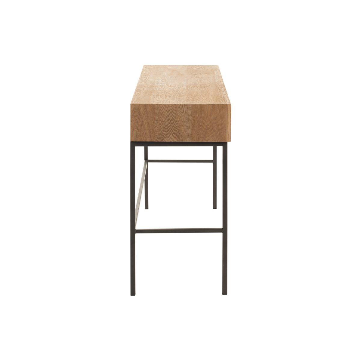 J-Line Konsole 3 Schubladen Holz/Metall Natur