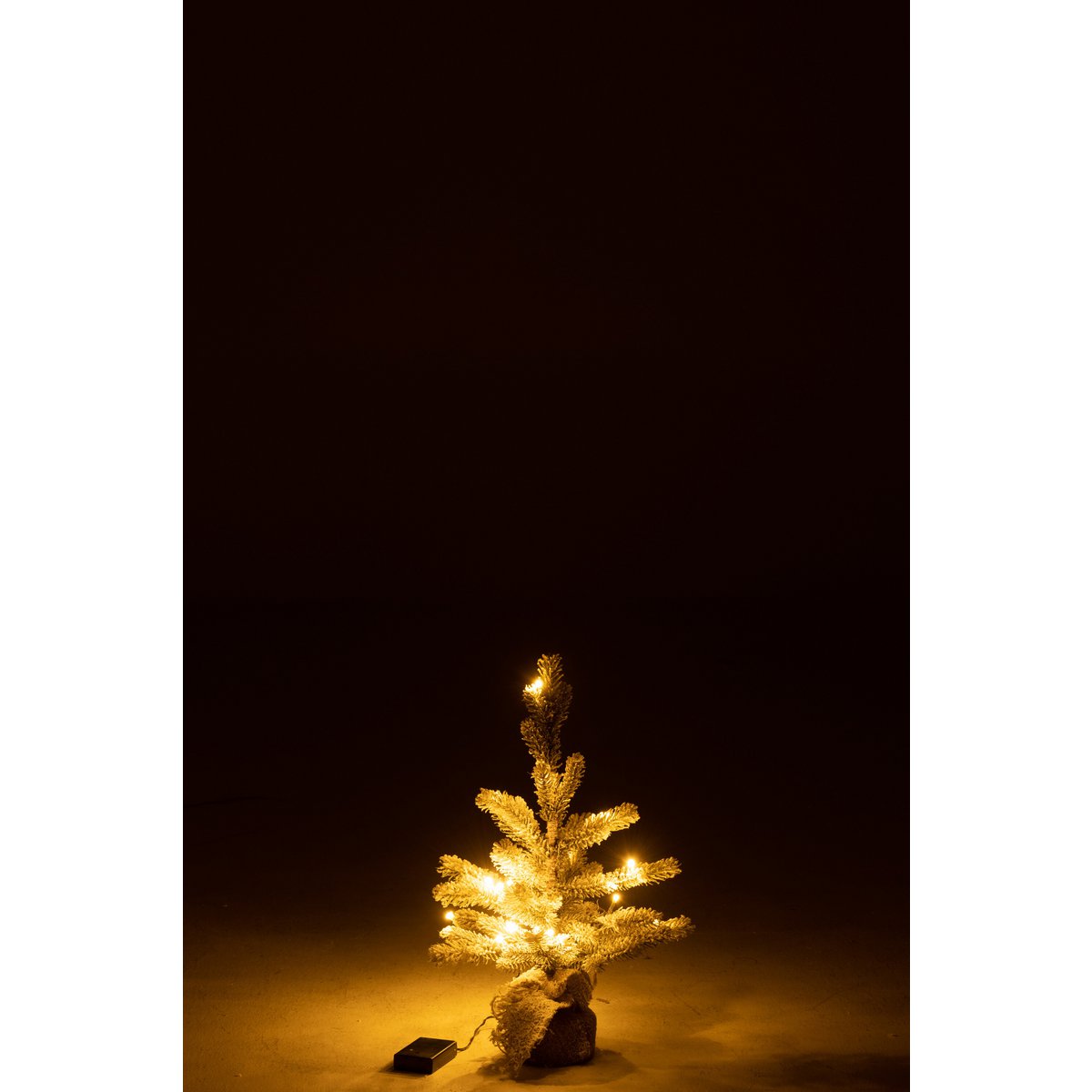 J-Line Weihnachtsbaum – Jute/Kunststoff – 50 cm – LED