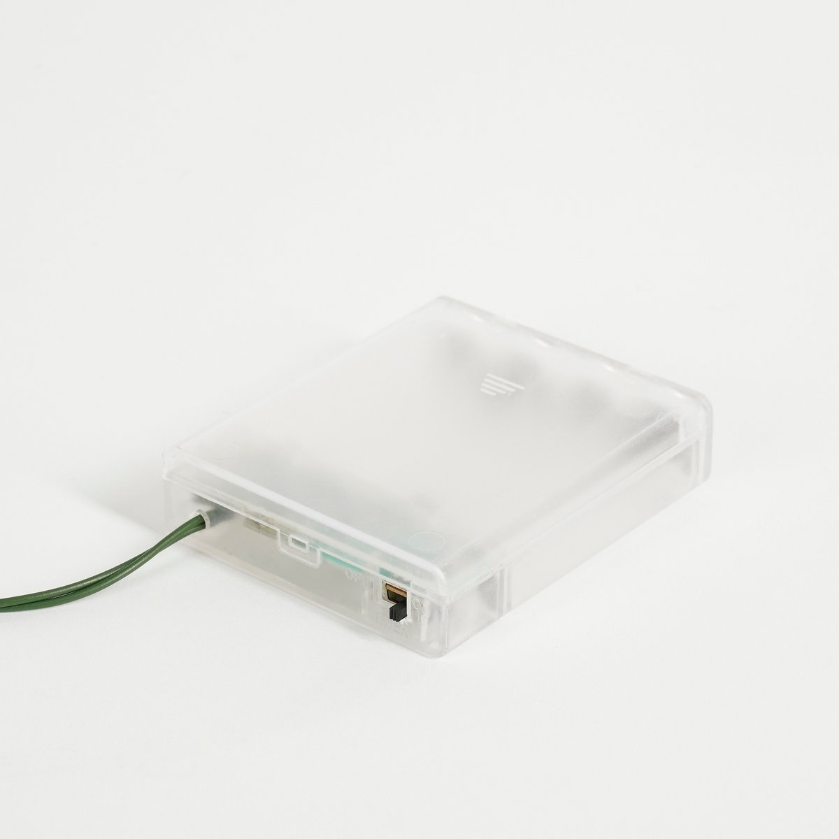 Gerlos Schmaler künstlicher Weihnachtsbaum im Topf mit warmweißer LED-Beleuchtung – H120 x Ø51 cm – Grün