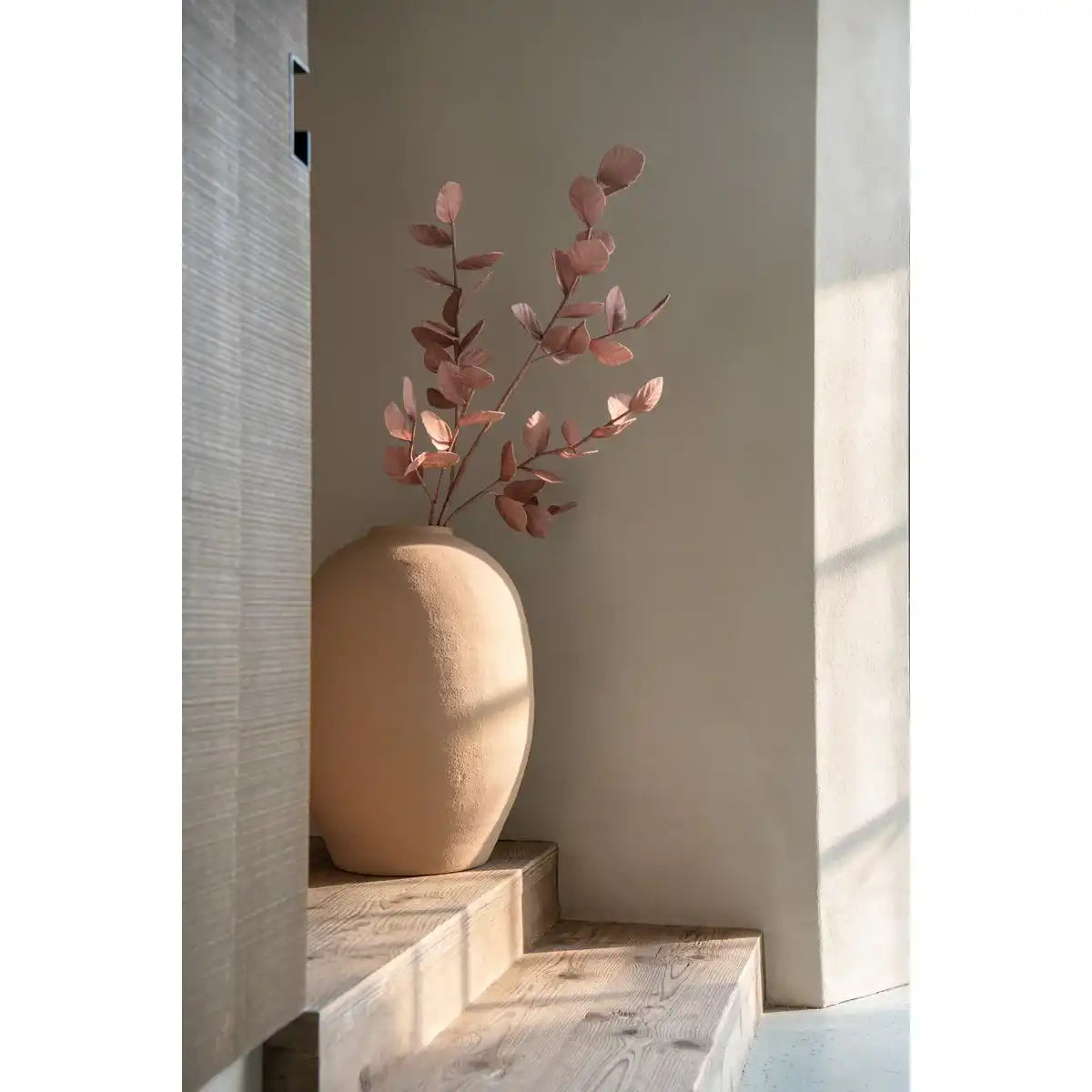 J -Line Vase Cassia Ovaal - Kermily - Beige - Ø 39 cm