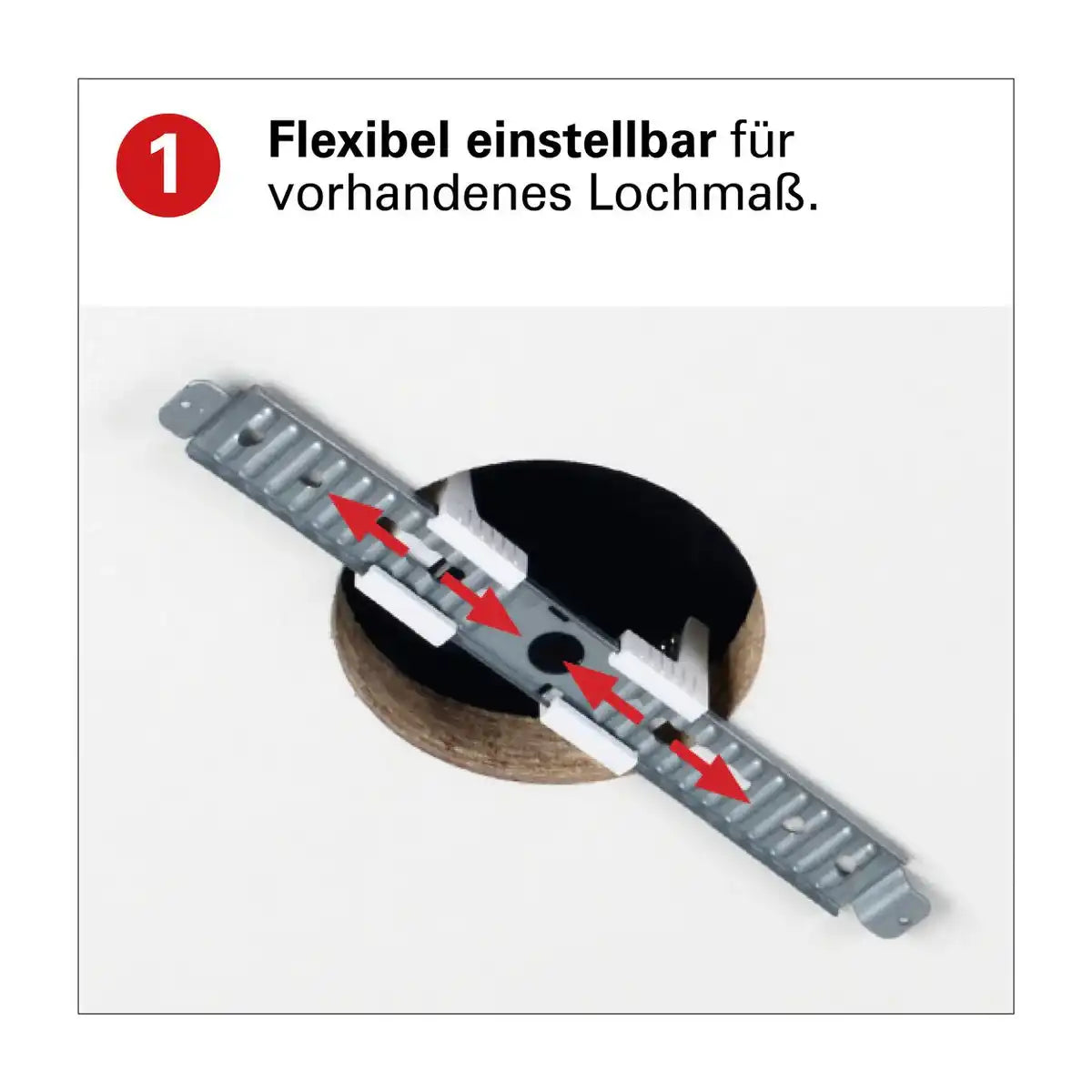LED Deckenleuchte "BONUS", Funktion, Deckenlampe aus Metall und Kunststoff in Chrome/weiß wechselbar, mit fest verbauten LEDs, 33 cm Durchmesser