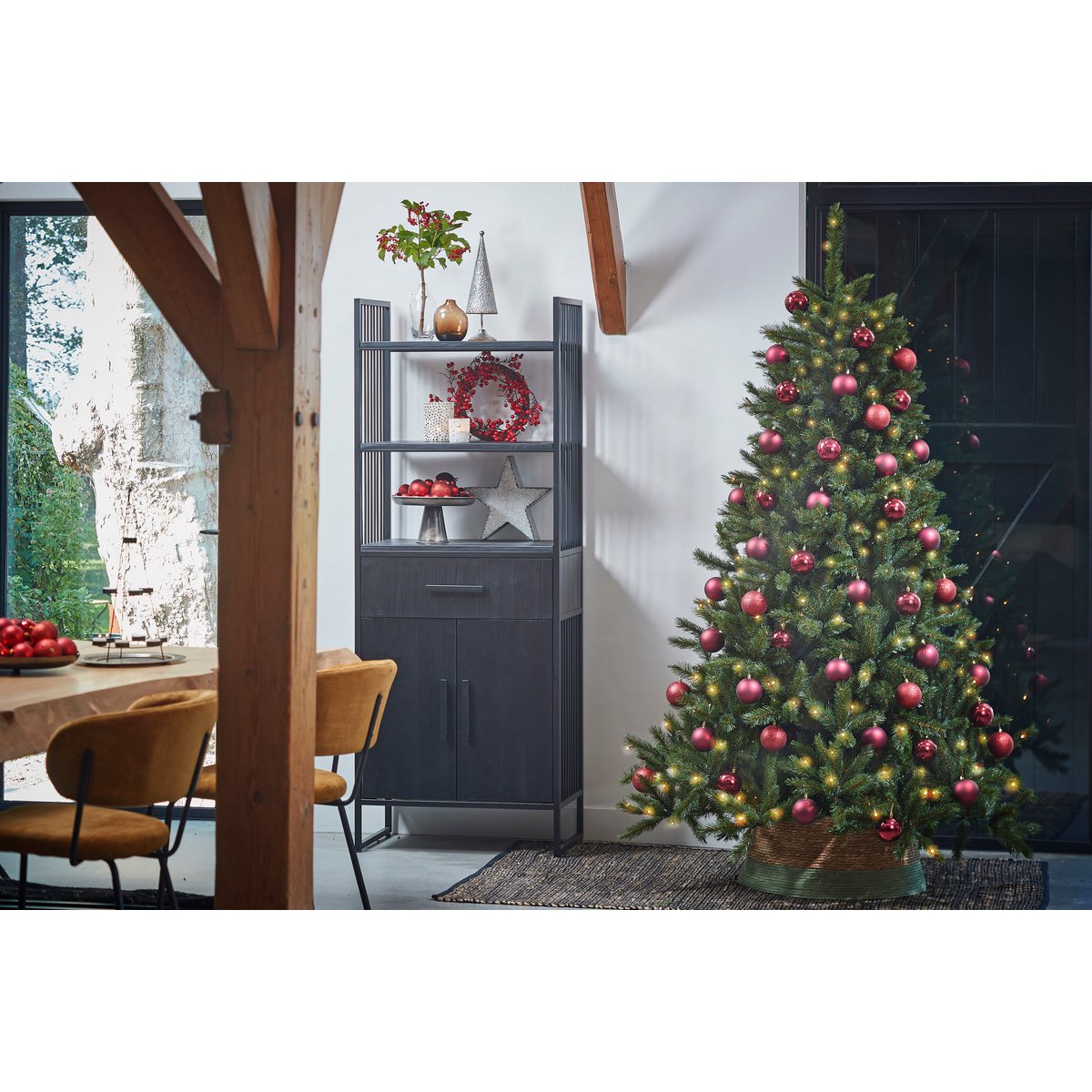 Premium Künstlicher Weihnachtsbaum – H260 x Ø168 cm – grün