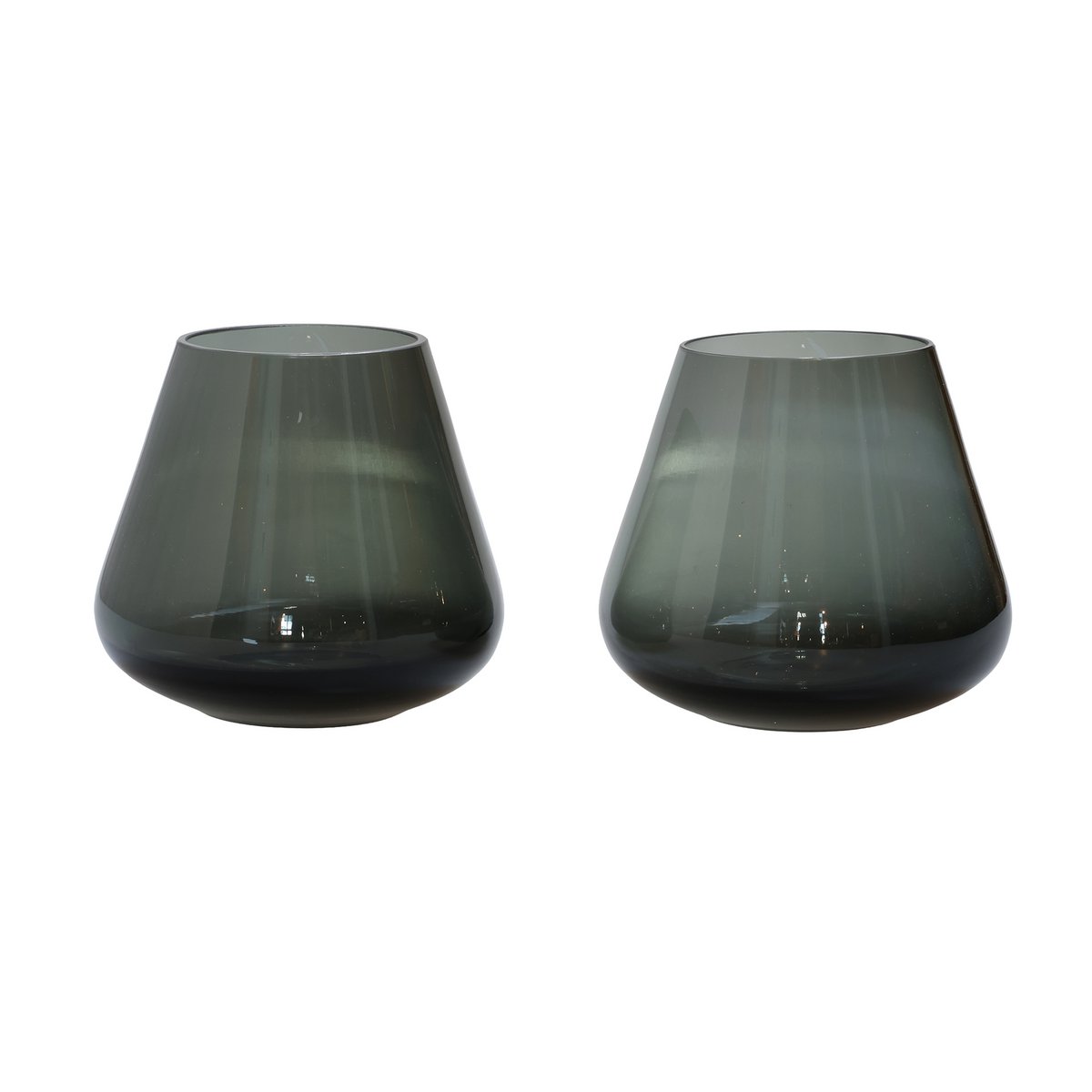 Teelichthalter - Tasman XS grau Ø13,5 x H12 cm (2er-Set)