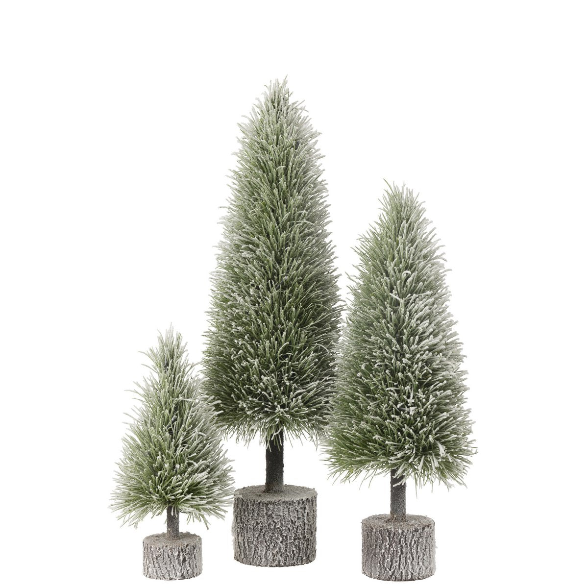 J-Line Weihnachtsbaum B+Led Kunststoff Schneegrün Groß