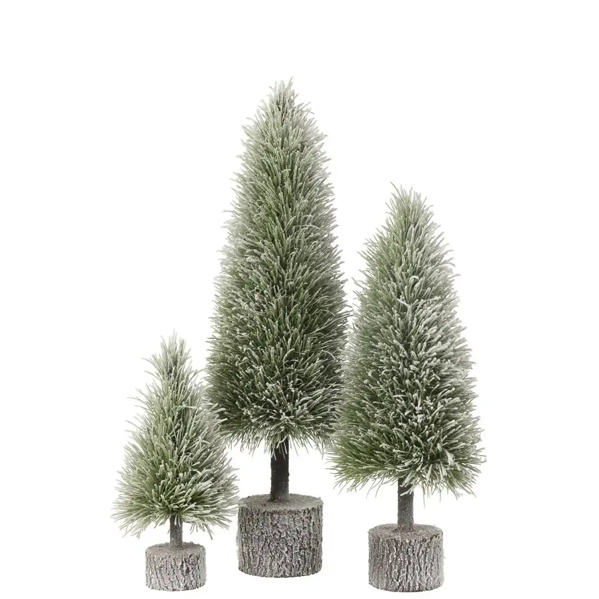 J-Line Weihnachtsbaum B+Led Kunststoff Schneegrün Groß