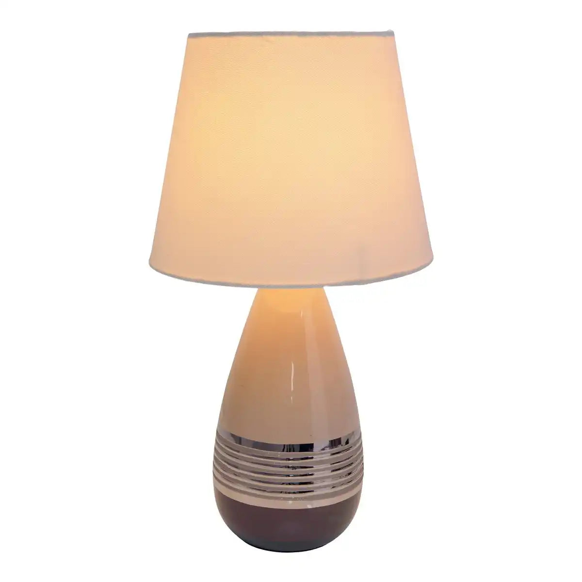 Keramik-Tischleuchte "Carrara" h: 38cm