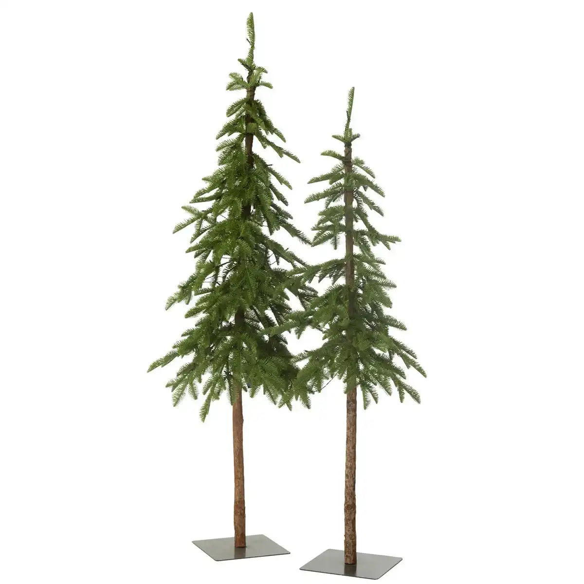 J-Line Weihnachtsbaum+LED Kunststoff Grün Groß