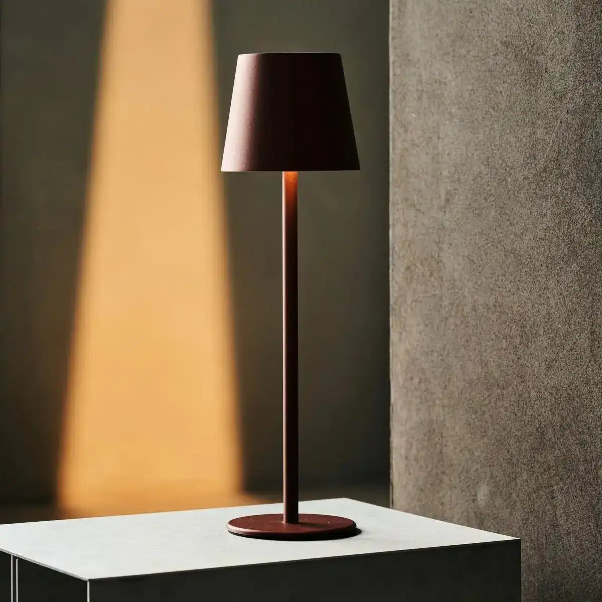 Jasper Bronze - drahtlose Lampe mit Batterie -L -Metall, dimmbare und 3 Lichtstufen