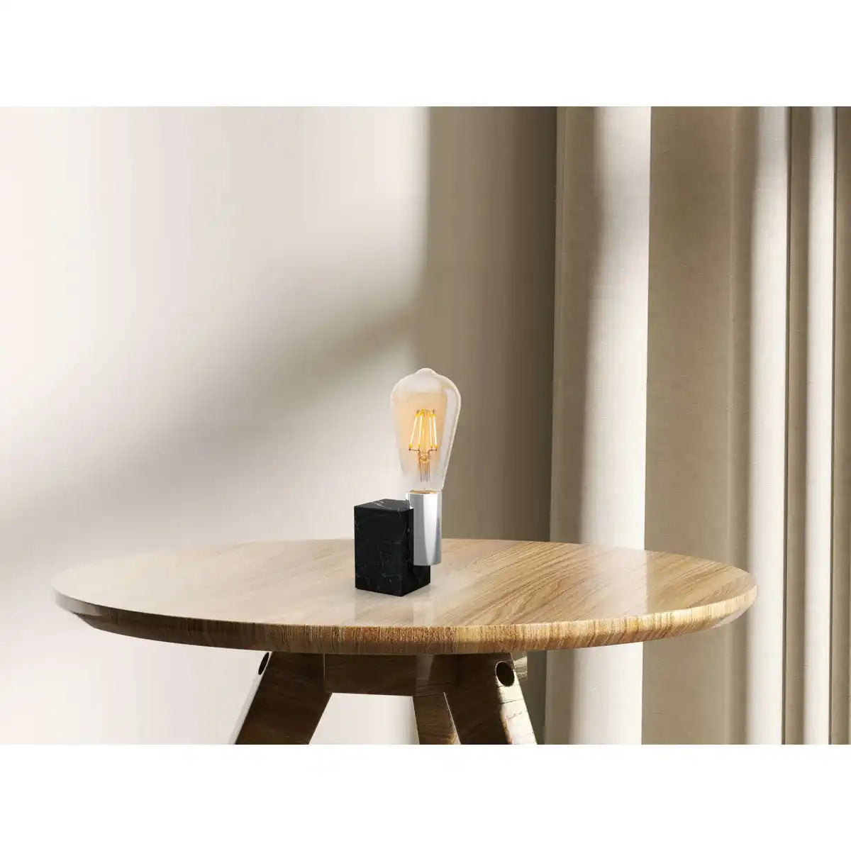 4er-Set LED Leuchtmittel E27-Fassung 4 Watt, aus Metall und Glas, warmweiß