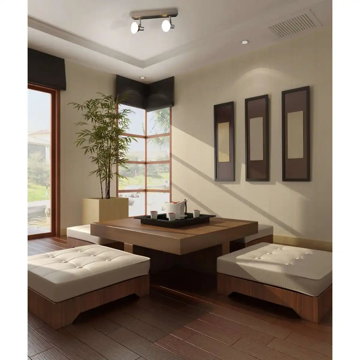 2er LED-Deckenspot "JERICHO"