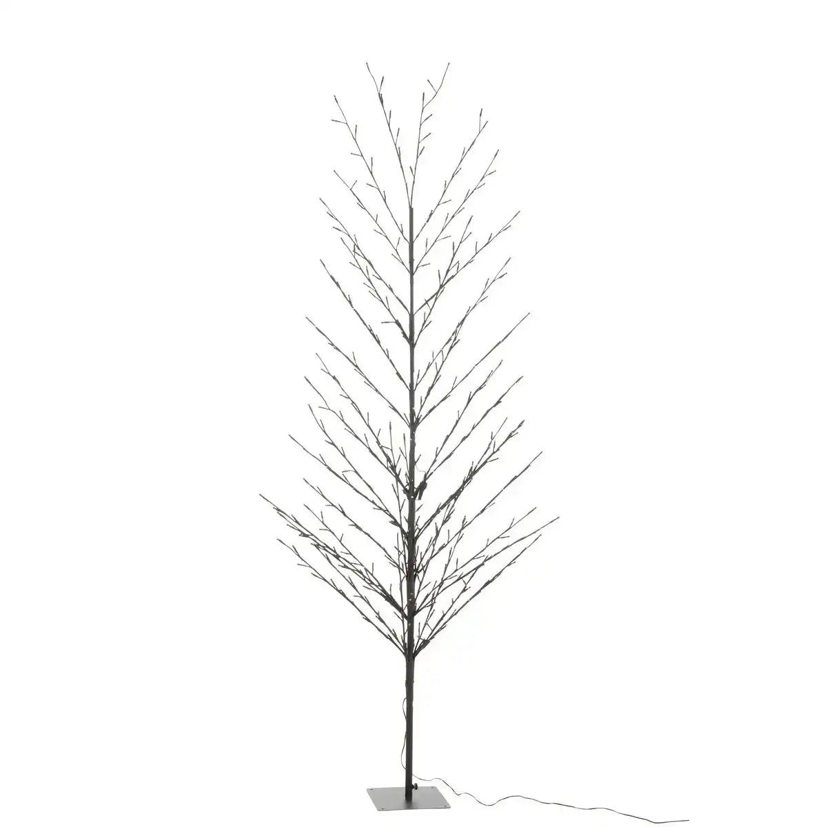 J-Line Weihnachtsbaum Bare+ LED Metall Schwarz