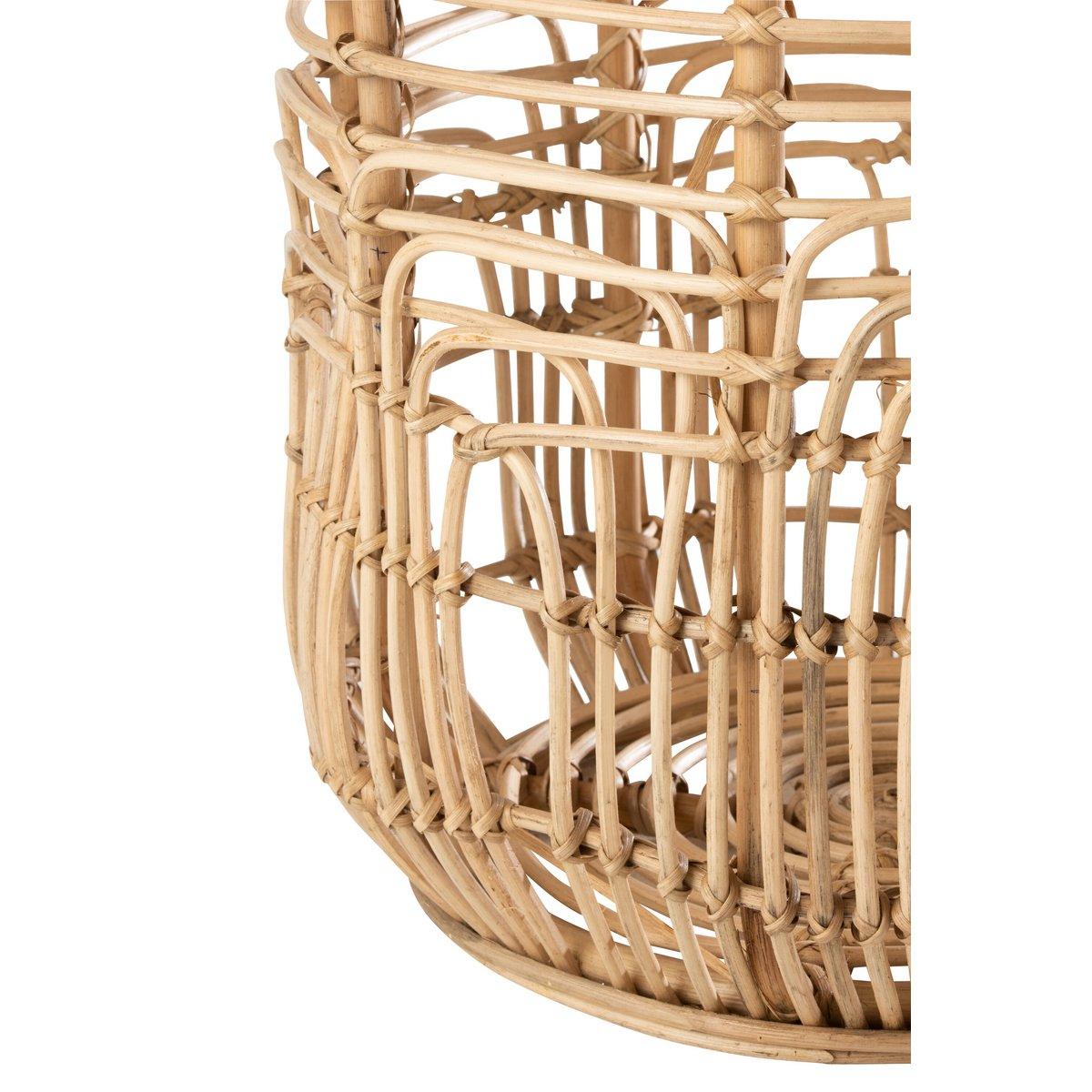 J-Line Beistelltisch Ellen – Rattan – Natur