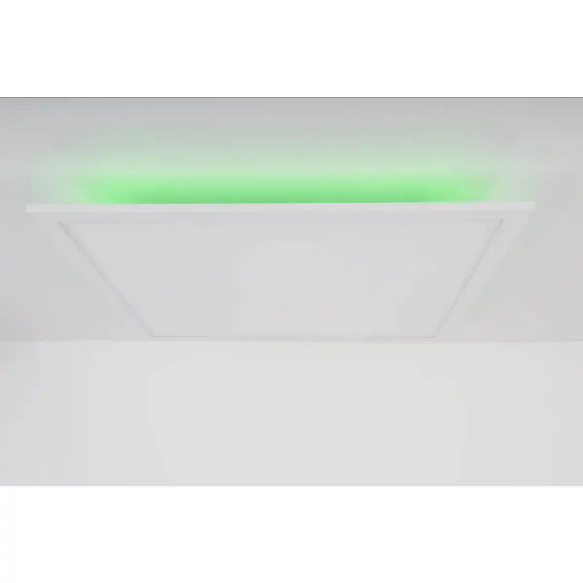 Smart Home LED Backlight Panel Seitenlänge 45 cm, viele Funktionen, Einbauleuchte aus Metall und Kunststoff, integrierte LEDs
