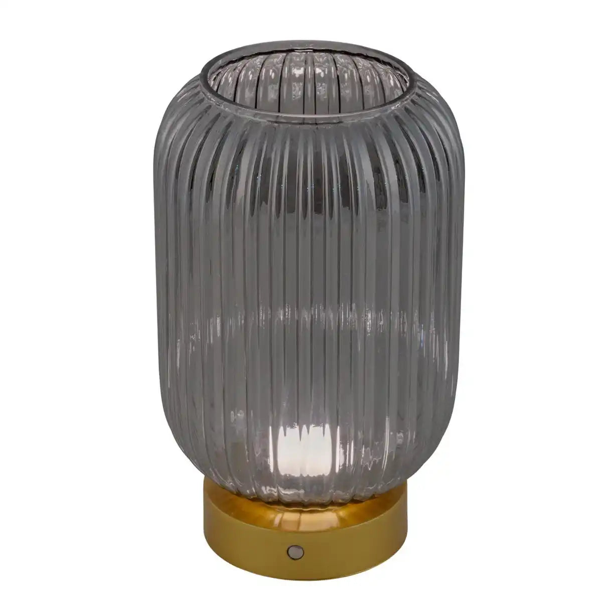 Akkutischleuchte "LUISE" Gold, Klassik, Gold, mit integrierter LED, warmweiß