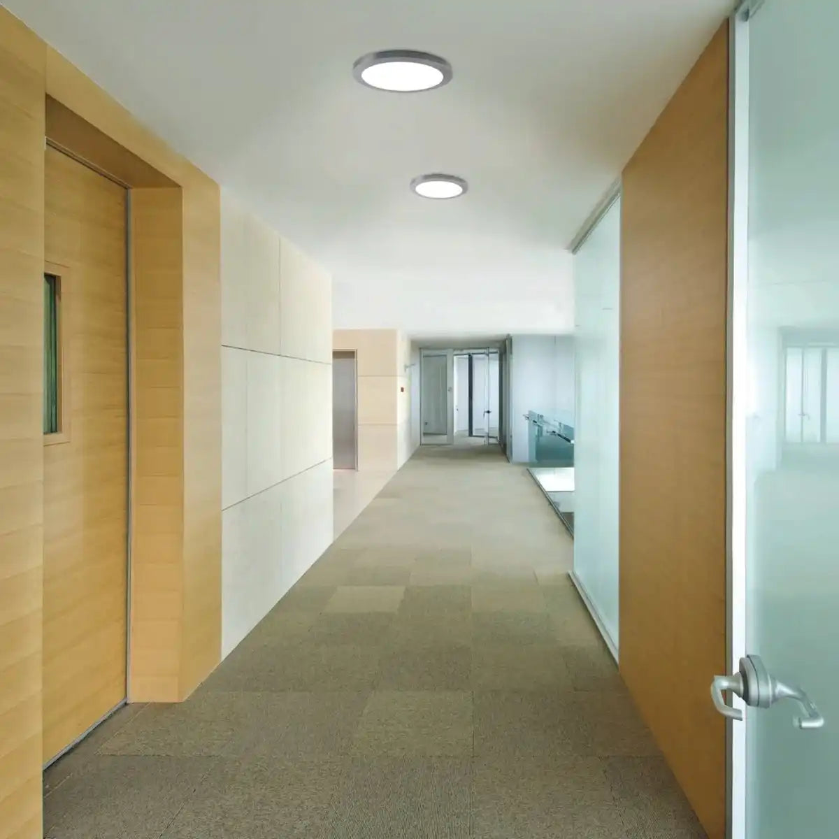 LED Deckenleuchte "BONUS", Funktion, Deckenlampe aus Metall und Kunststoff, Ringe in Chrome und Weiß sind wechselbar, mit fest verbauten LEDs, 22,5 cm Durchmesser
