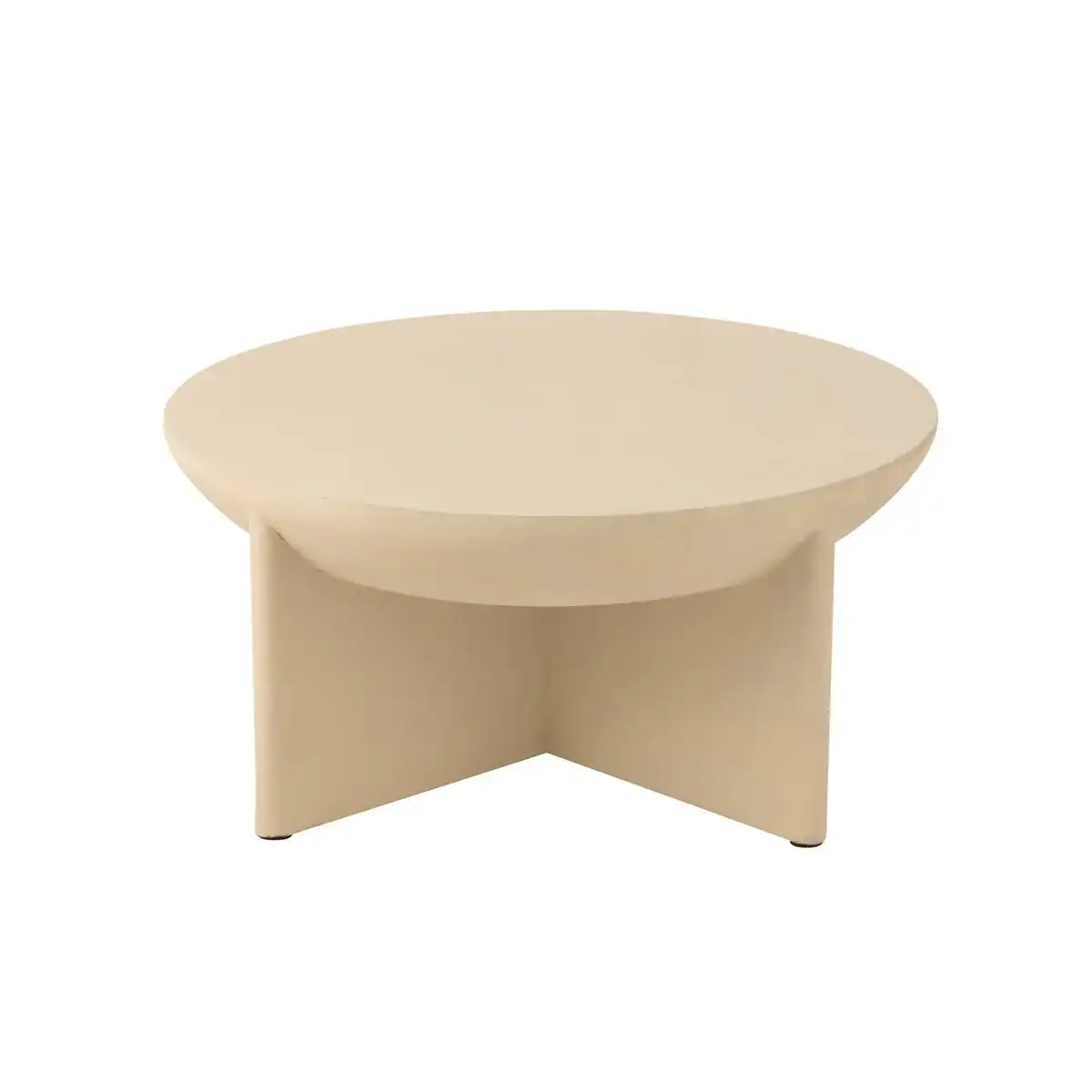 J-Line Couchtisch Halfy Mangoholz Weiß