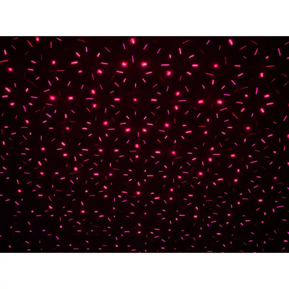 Laser-Außenerdspieß m. Projektor , Erdspieß aus Kunststoff, bunt, mit integrierter LED, Strahler für Außen