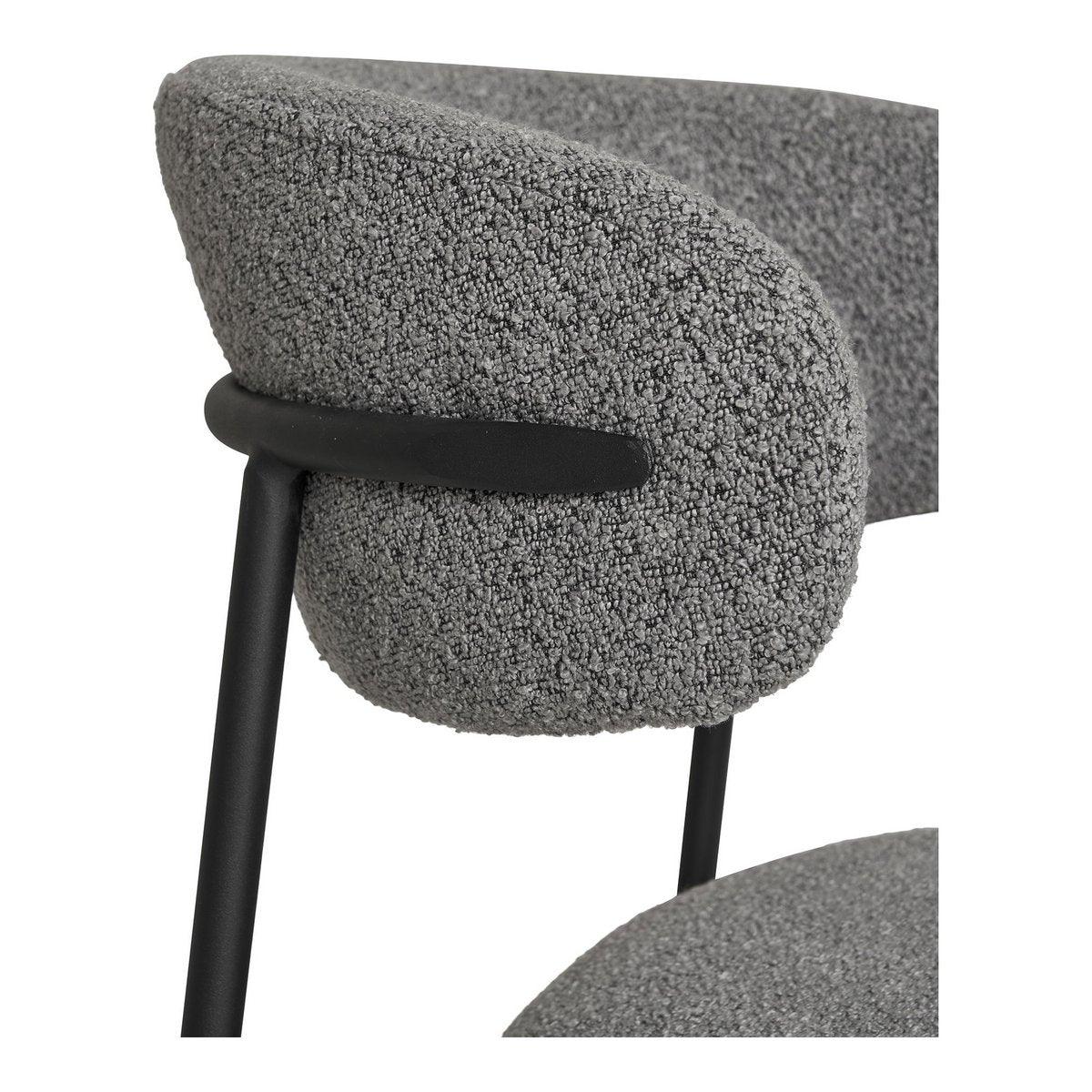 Mira Esszimmerstuhl – Hellgrau, 59 x 55 x 79,5 cm – 2er-Set