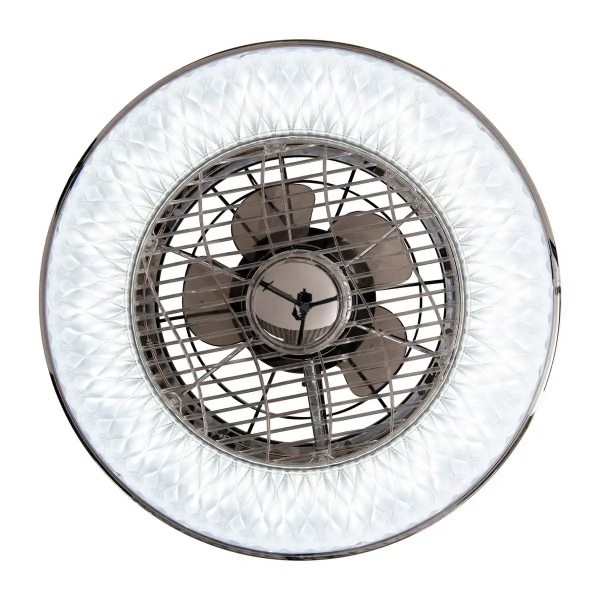 LED Deckenleuchte "VIENTO" mit Ventilator, aus Metall und Kunststoff, mit integrierten LEDs, Beleuchtung für Wohnräume oder Büro