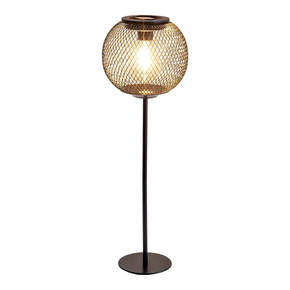 LED Solarleuchte "GELI", Außendeko aus Metall und Kunststoff in Schwarz,, mit fest verbauten LED