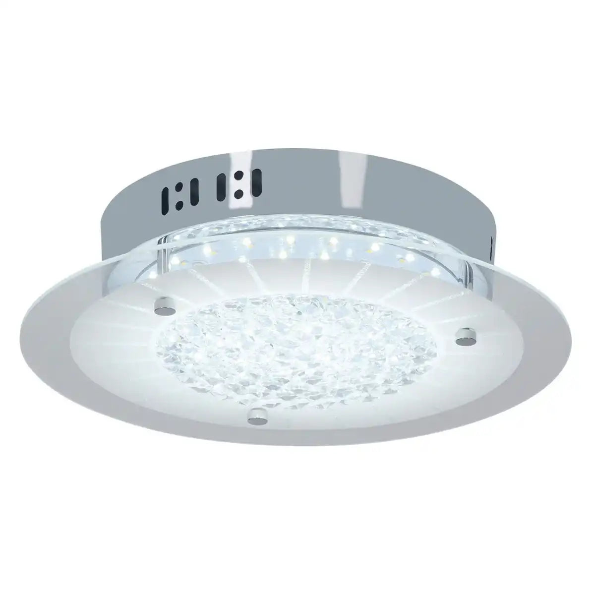 LED Deckenleuchte "CHUR" mit Kristalleffekt