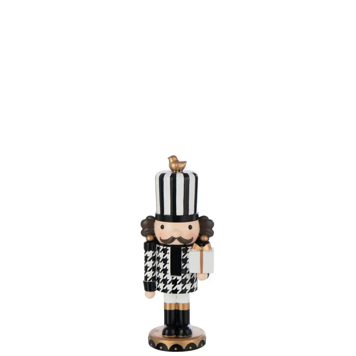 J-Line Nutcracker Pied-de-Poulle Harz mehrfarbig klein