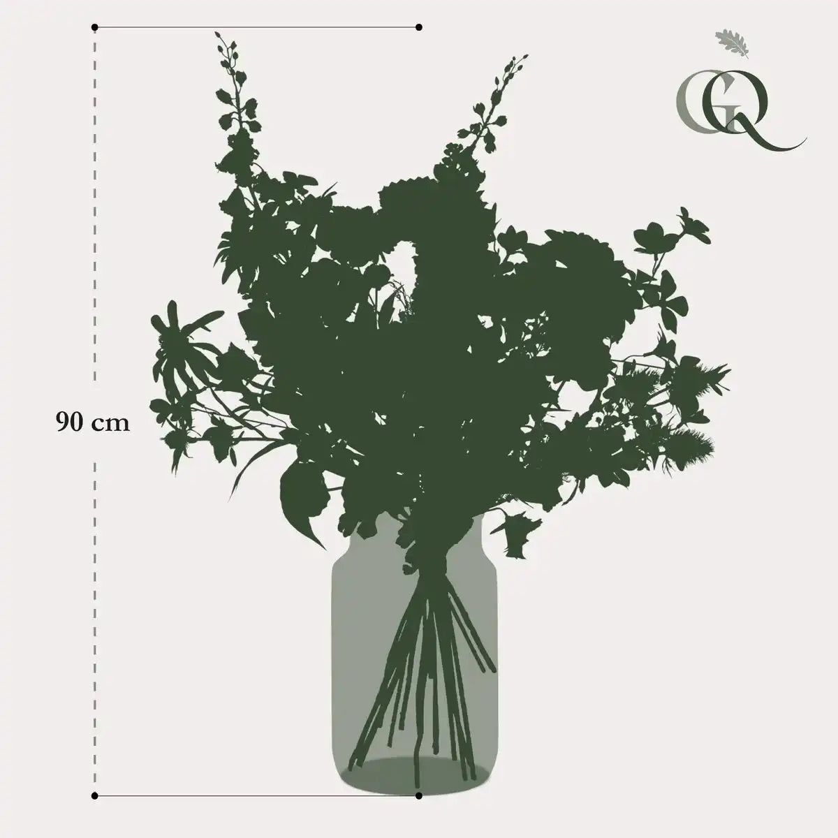 Künstliche Blumen - Bouquet XL - Electric Love - 90cm
