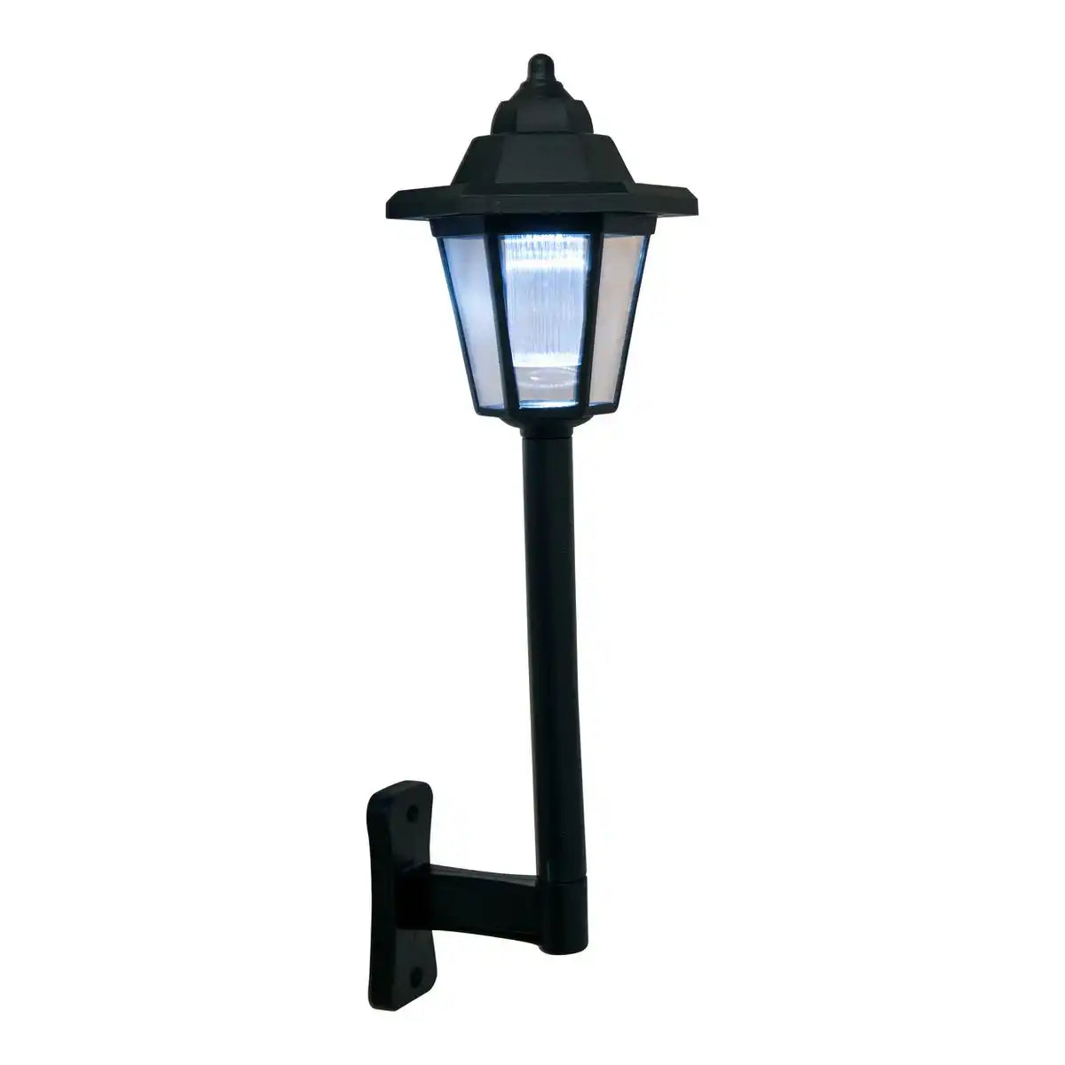 3er Set LED Solar-Erdspieß/Wandleuchte 2-in-1
