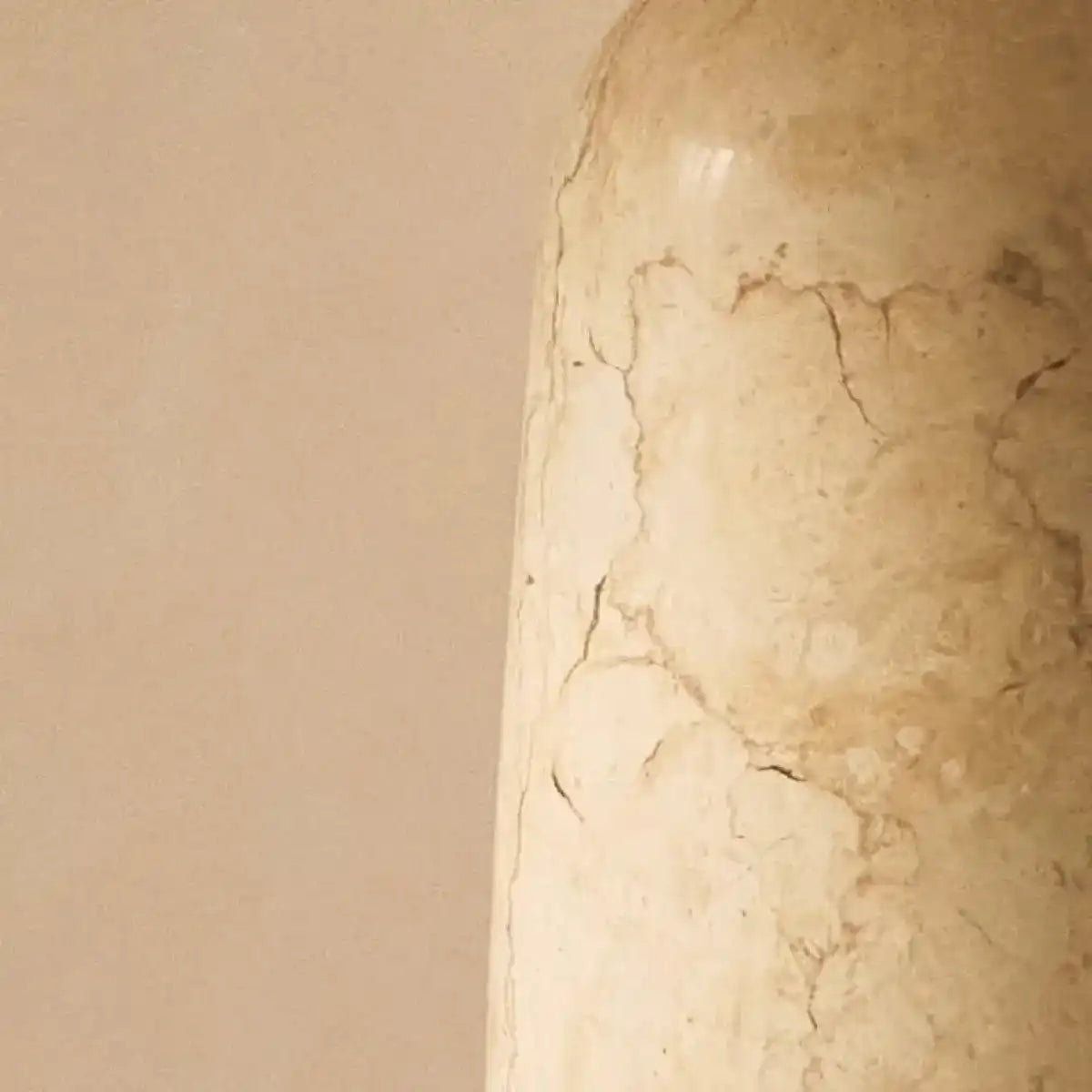 Charlotte Marmorlampe mit Baumwollschirm – Elegante Beleuchtung für Ihr Zuhause
