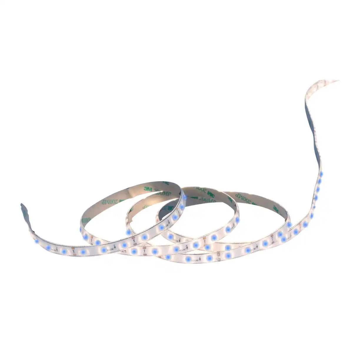 LED "Stripe" ca. 5 m lang, mit 2 Flexverbindern und Steckernetzteil; 300 LEDs, blau.