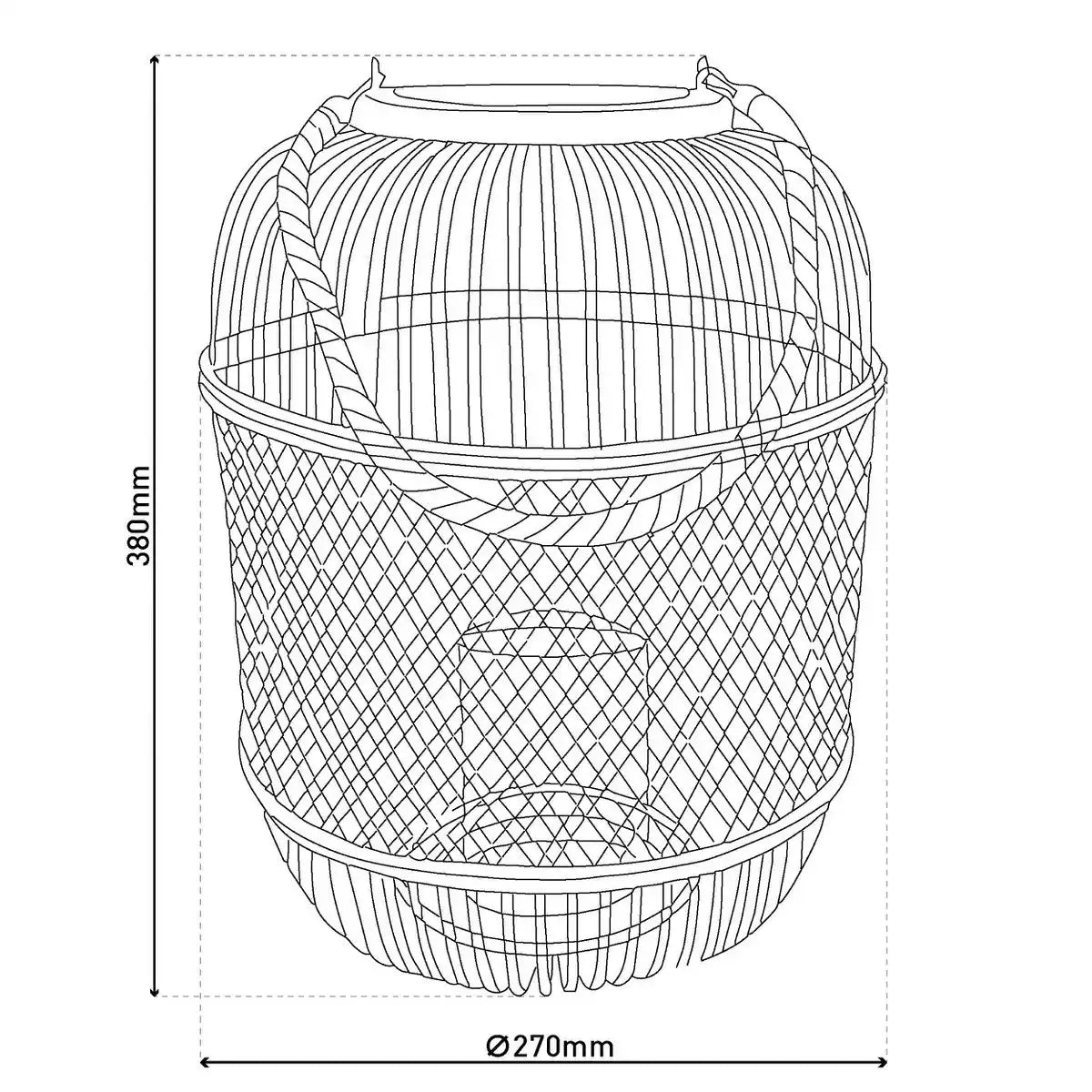 LED Dekoleuchte "KORBINIAN" H: 38 cm