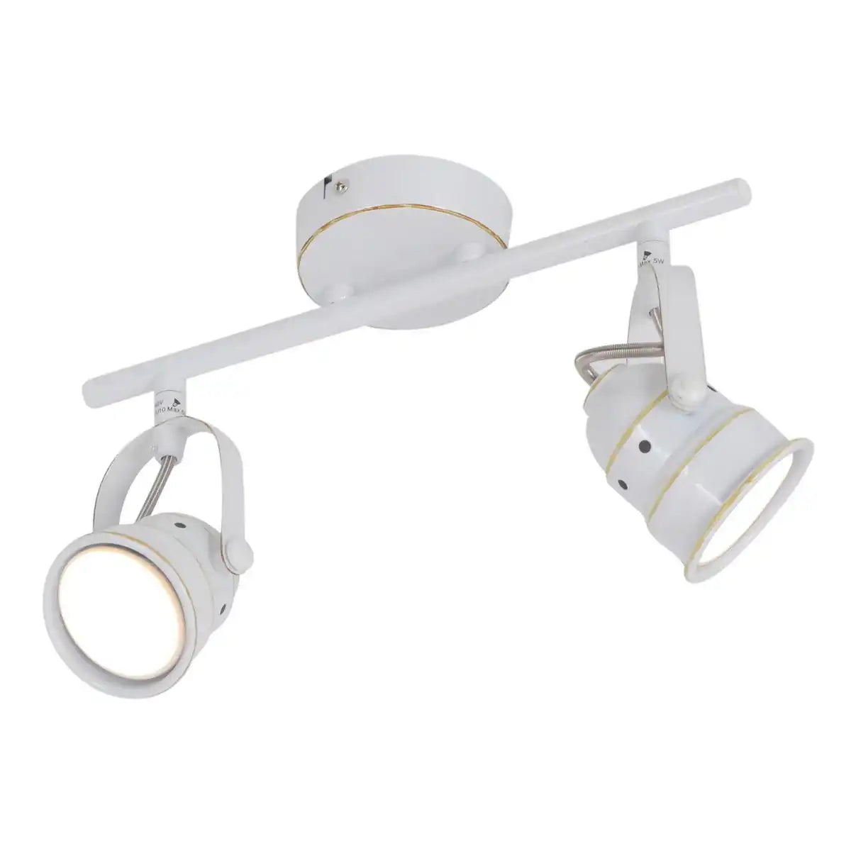 2er LED Deckenspot "SHABSPO" 2x GU10, max. 20W je Sockel, 30 cm lang