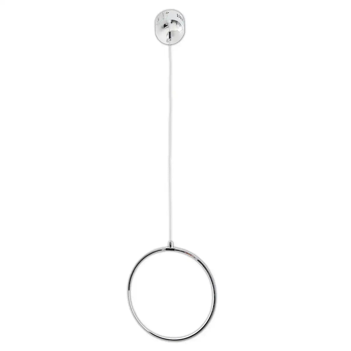 LED Deckenleuchte "LOOP LINE" aus Metall in stahl-blank und Kunststoff, stahl-blank, ca. 60 cm lang, mit fest verbauten LEDs, Beleuchtung für Wohnräume und Büro