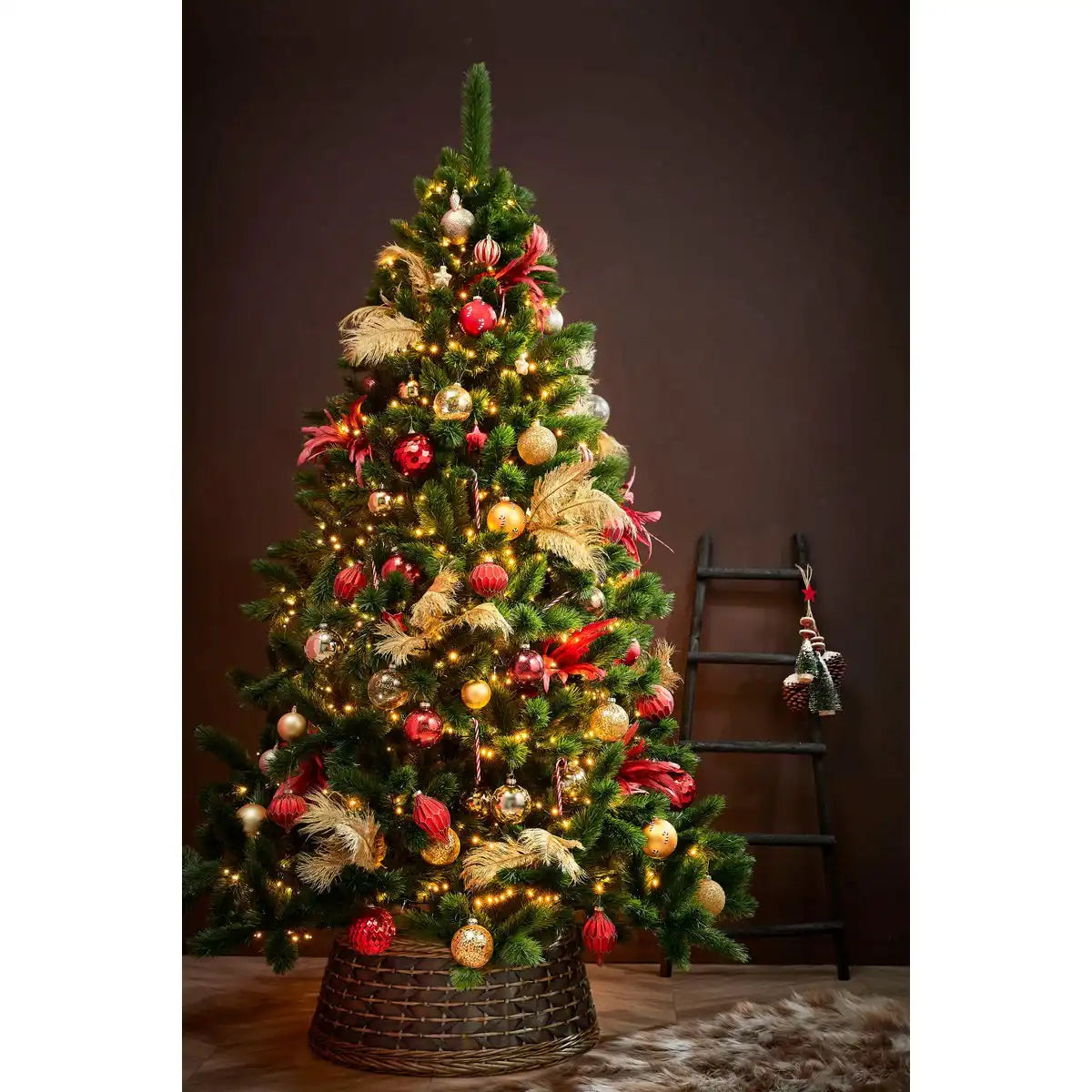 Künstlicher Weihnachtsbaum Camden – H155 x Ø104 cm – Grün