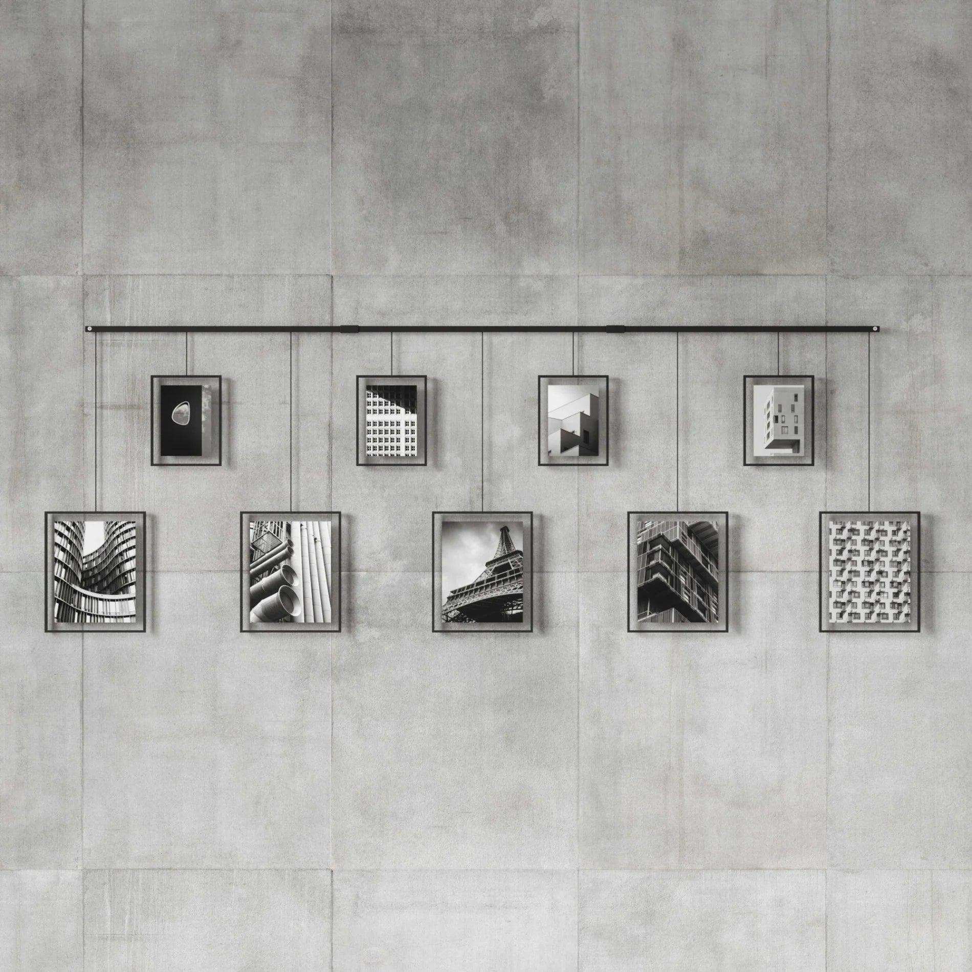9er-Set Exhibit Foto Collage Bilderrahmen zum aufhängen - HomeDesign Knaus