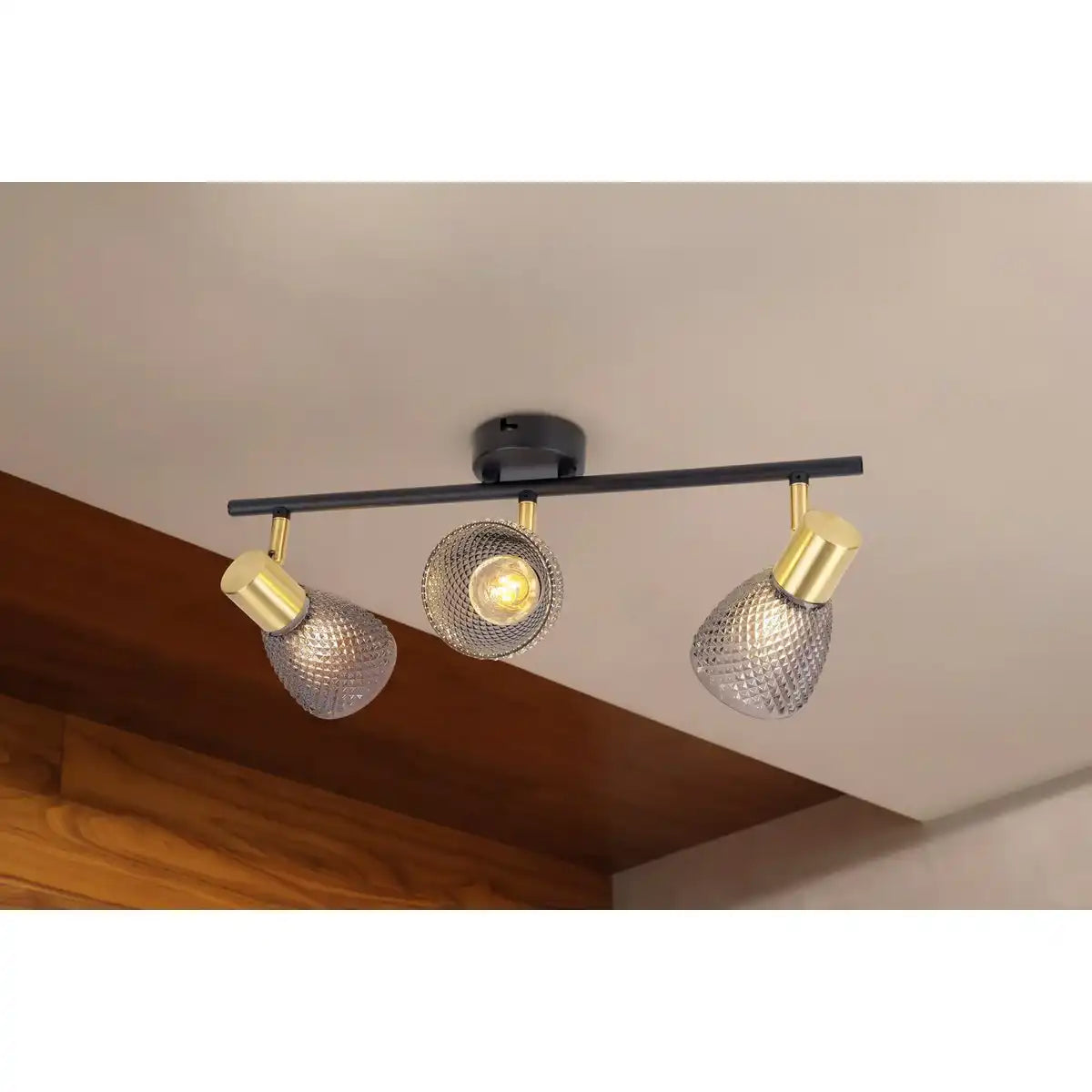 3er Spot Wand-/Deckenleuchte "LINDITA" exkl. Leuchtmittel