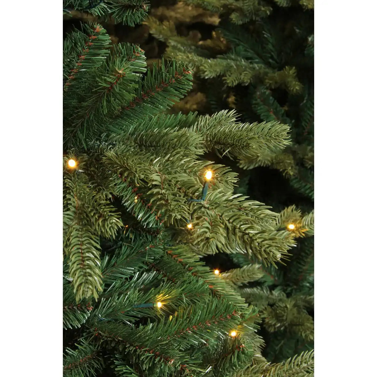 Deluxe Künstlicher Weihnachtsbaum mit LED-Beleuchtung – H185 x Ø127 cm – Grün