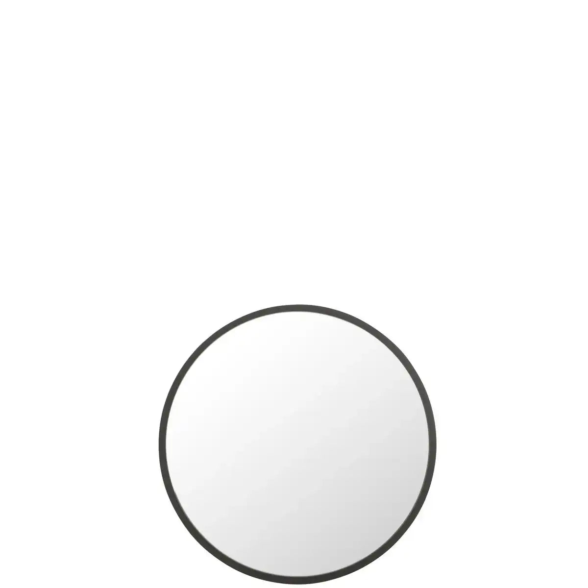 J -Line Spiegel Round - Metall - Schwarz - groß - Ø 80 cm