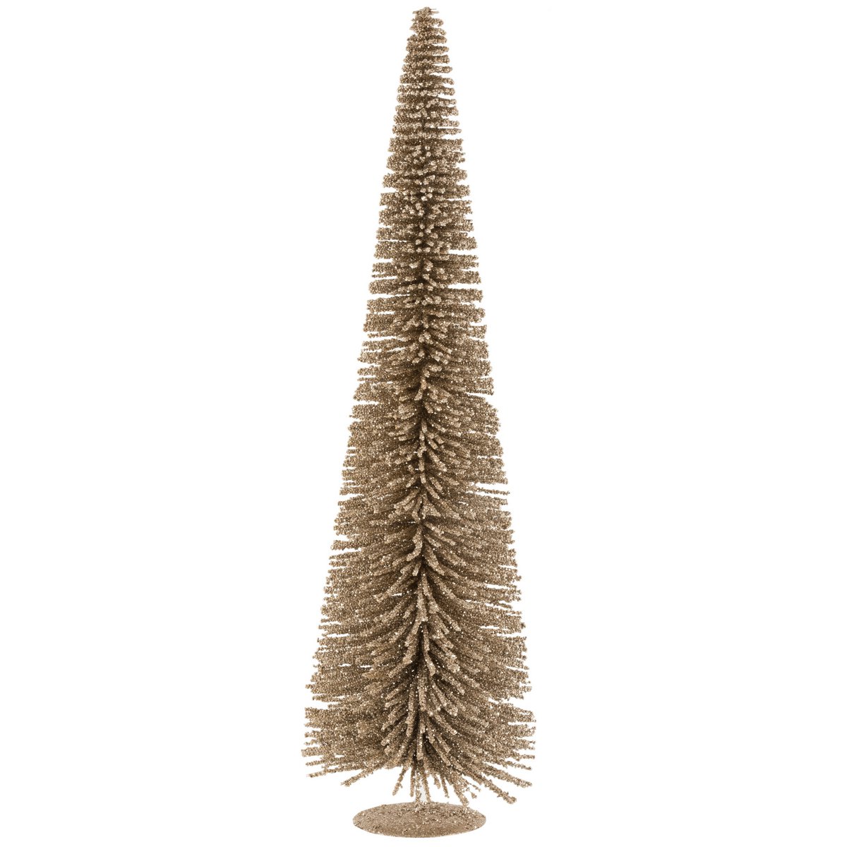 Weihnachtsbaum – Polyresin – Glitzer/Champagner – groß