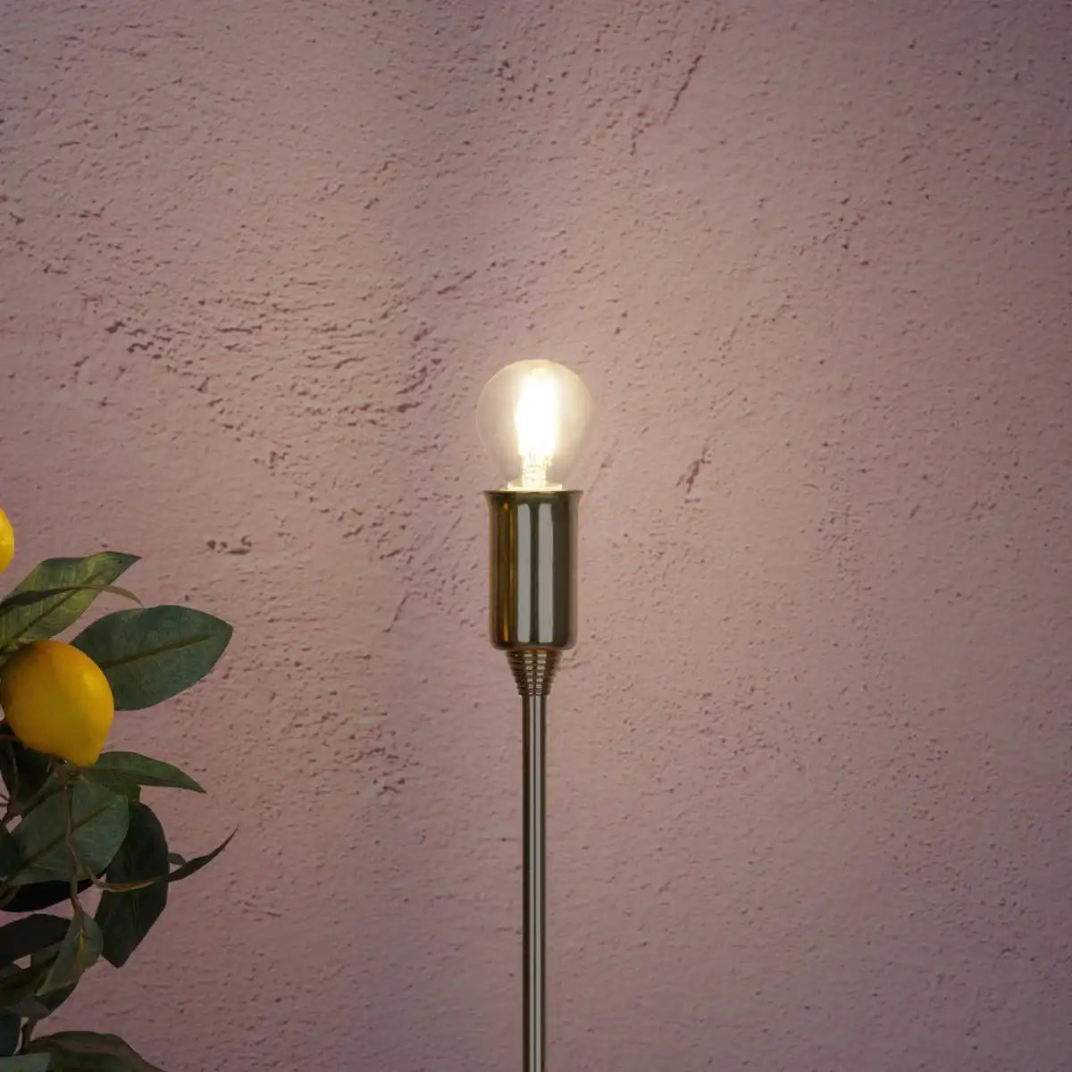 6er-Set LED Filament-Leuchtmittel mit E14-Fassung 4 Watt, aus Metall und Glas, klar