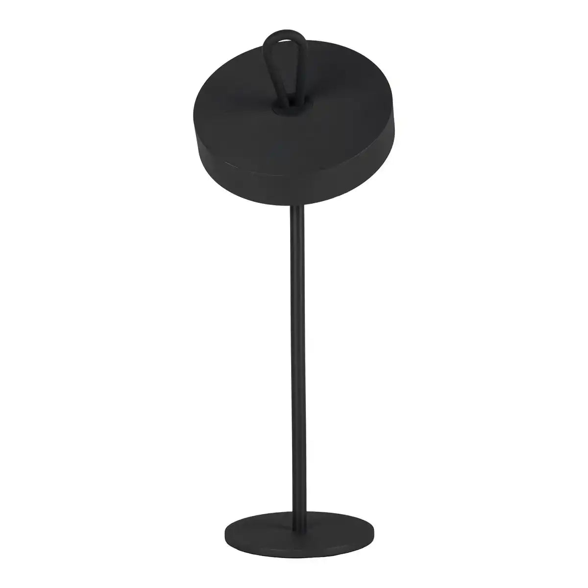 LED-Akku-Tischleuchte magnetisch "ELLA" für Außen und Innen, aus Metall und Kunststoff in Schwarz, 35 cm hoch