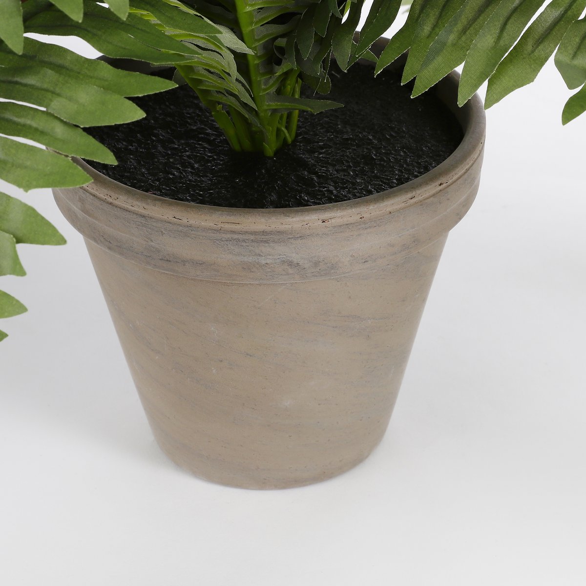 Künstliche Farnpflanze im Blumentopf Stan - H40 x Ø70 cm - Grün