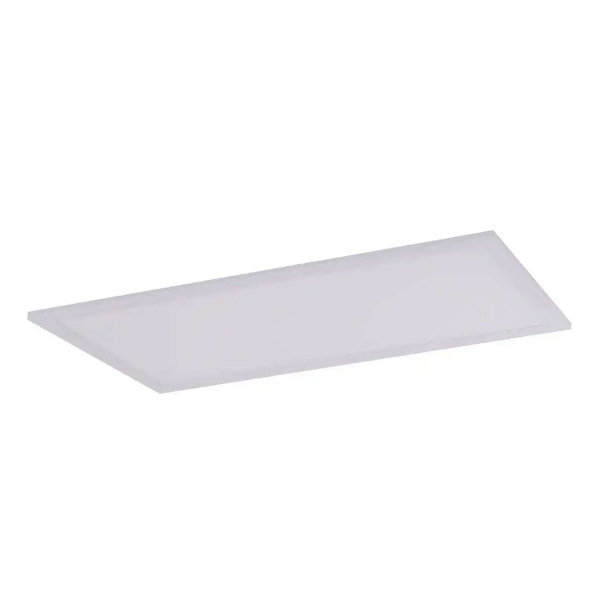 LED Aufbaupanel "SORRISO", Aufbauleuchte aus Metall und Kunststoff in Weiß mit fest verbauten LEDs, 30 x 60 cm groß für Innenräume