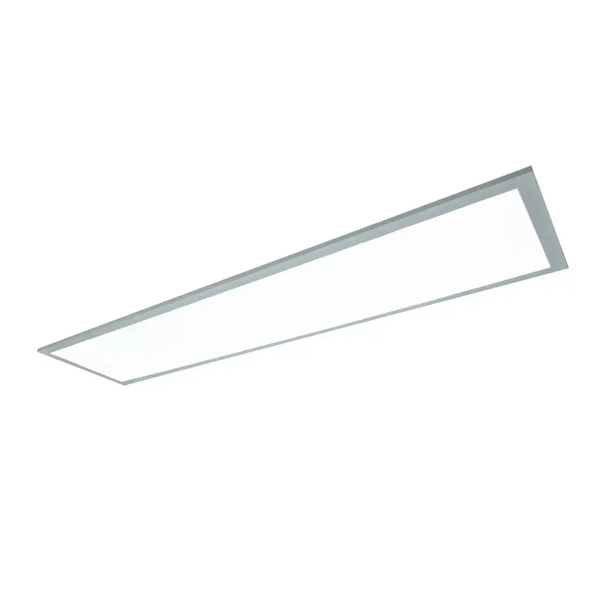 LED Aufbaupanel "NICOLA", Aufbauleuchte aus Metall und Kunststoff mit fest verbauten LEDs in neutralweiß, Panel für Innenräume 119,5 x 29,5 cm
