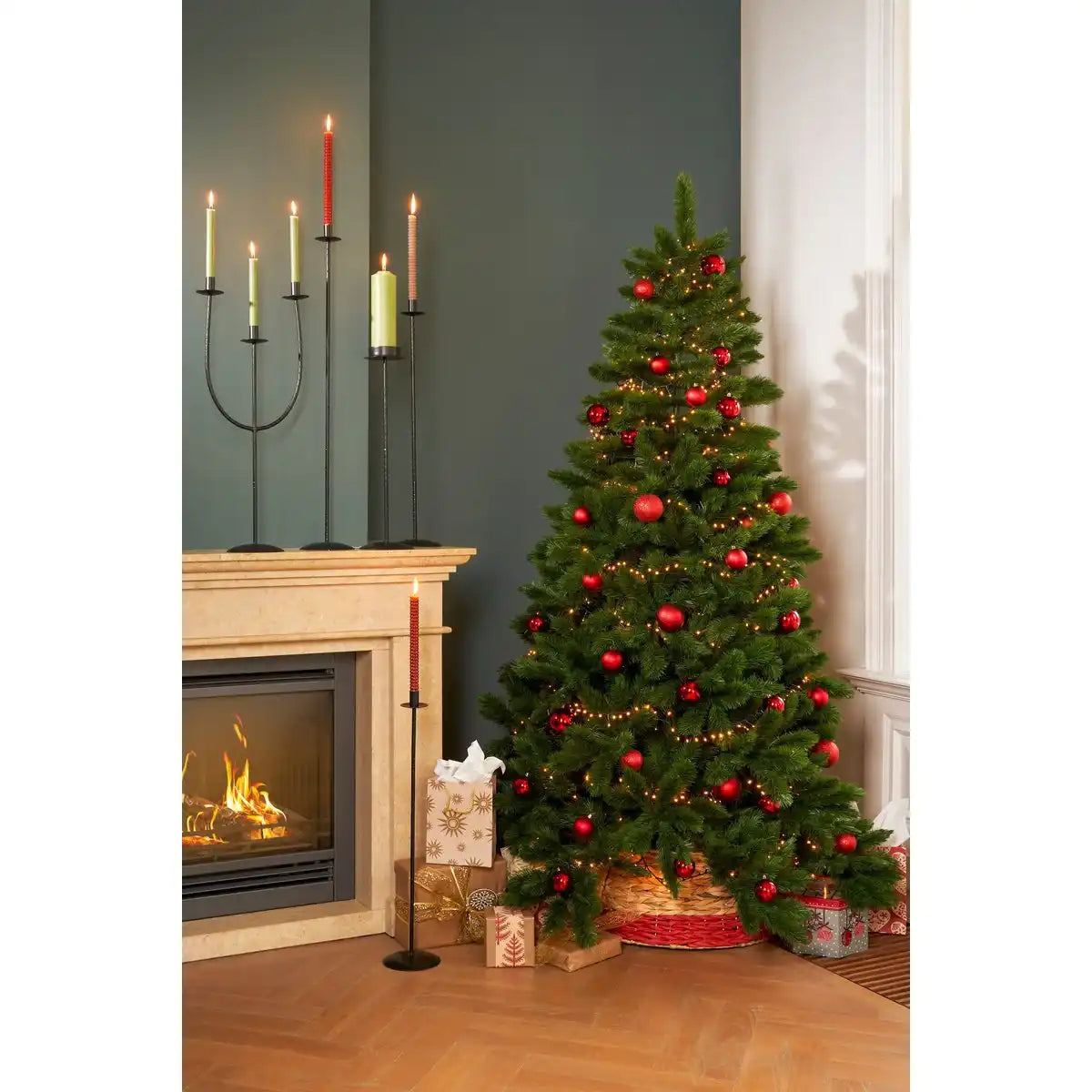 Tsuga Künstlicher Weihnachtsbaum – H230 x Ø147 cm – Grün
