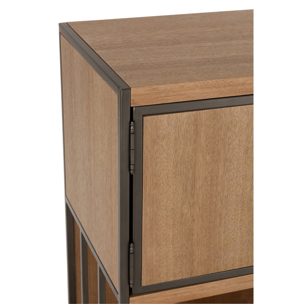 J-Line Compartments Schrank – Holz/Metall – Natur