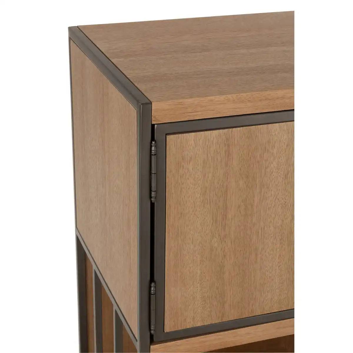 J-Line Compartments Schrank – Holz/Metall – Natur
