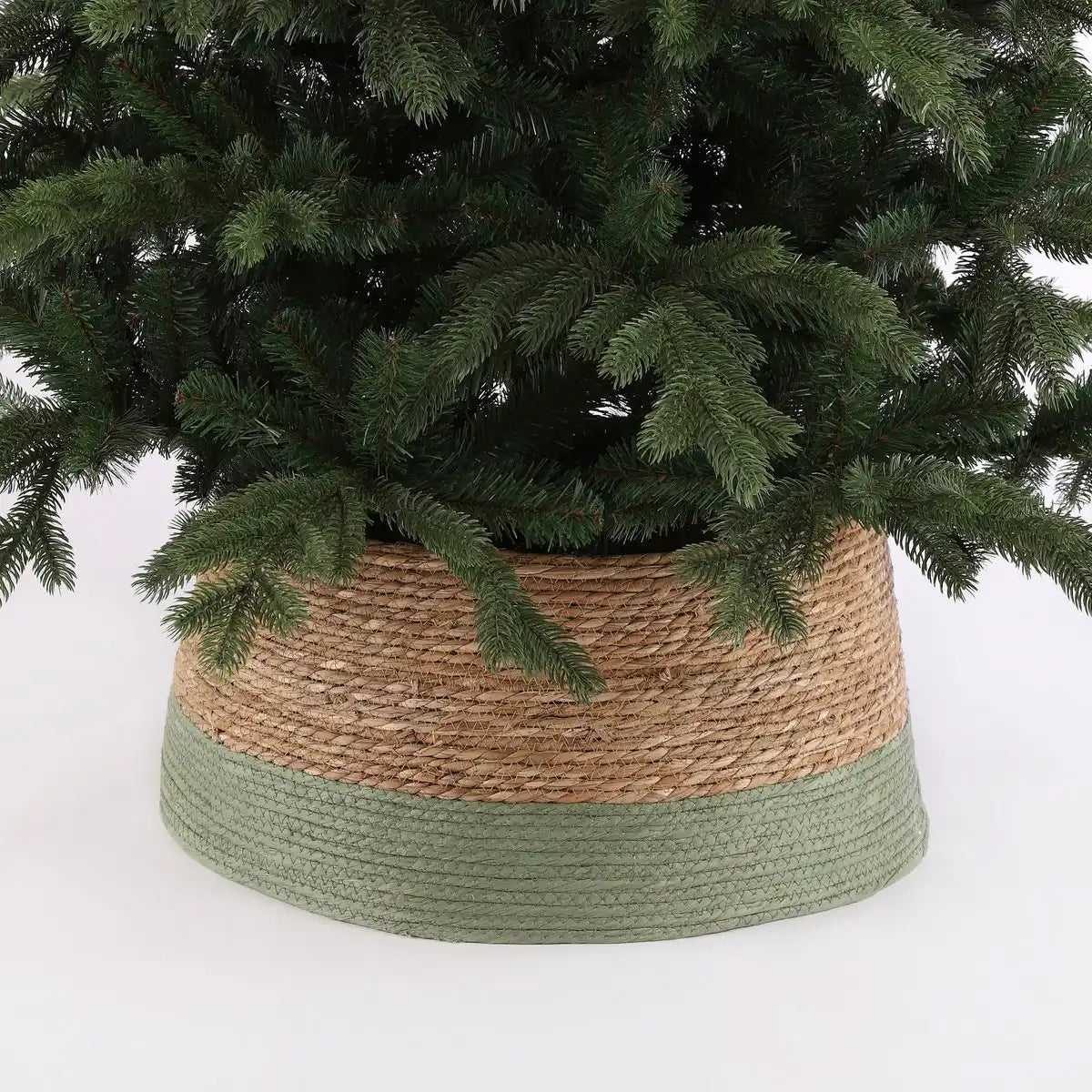 Weihnachtsbaumrock - H26 x Ø50 cm - Seegras - Grün
